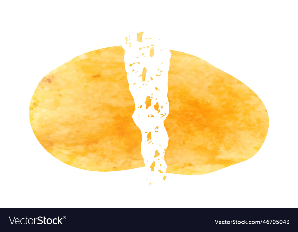 Cracked and broken potato chips with crumbs