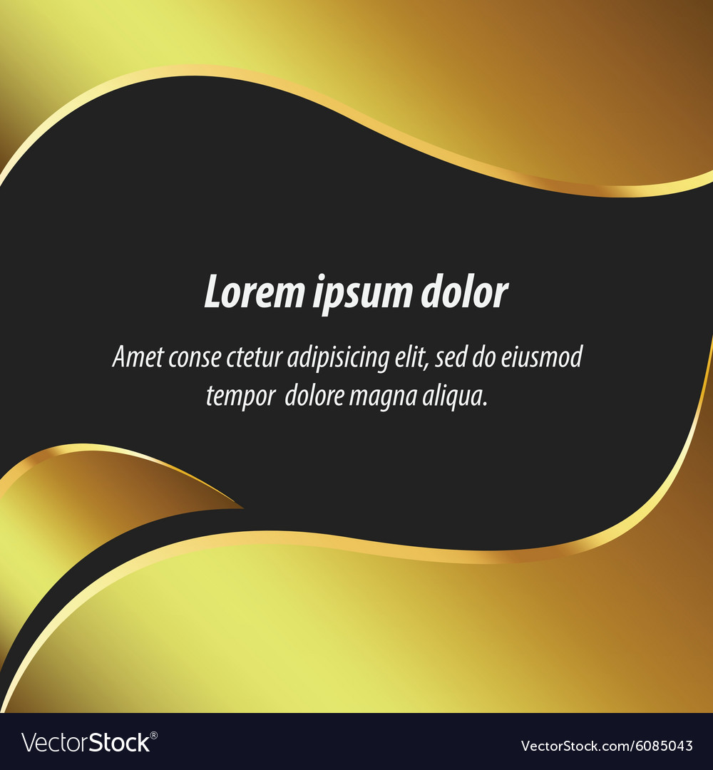 Gold abstract layout background and design