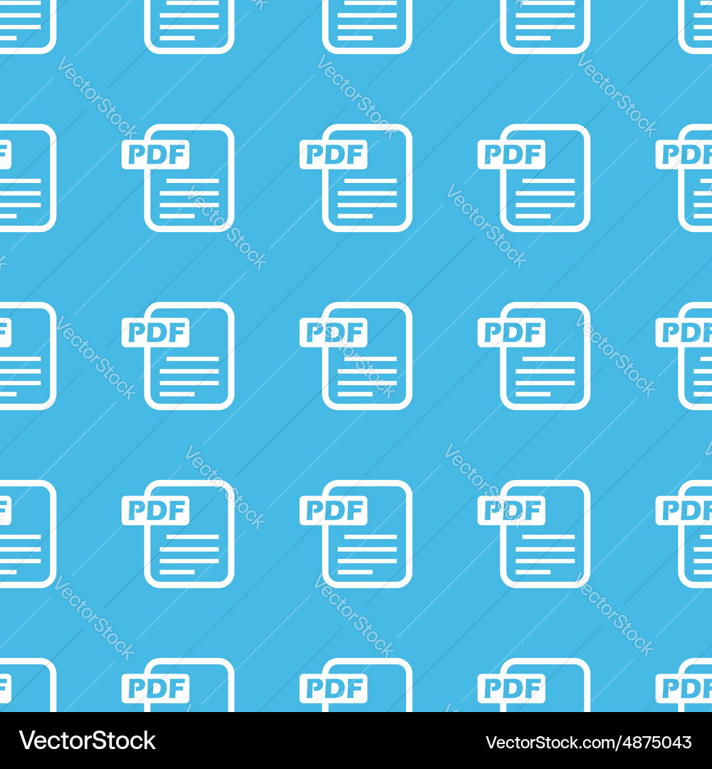 Pdf file straight pattern Royalty Free Vector Image
