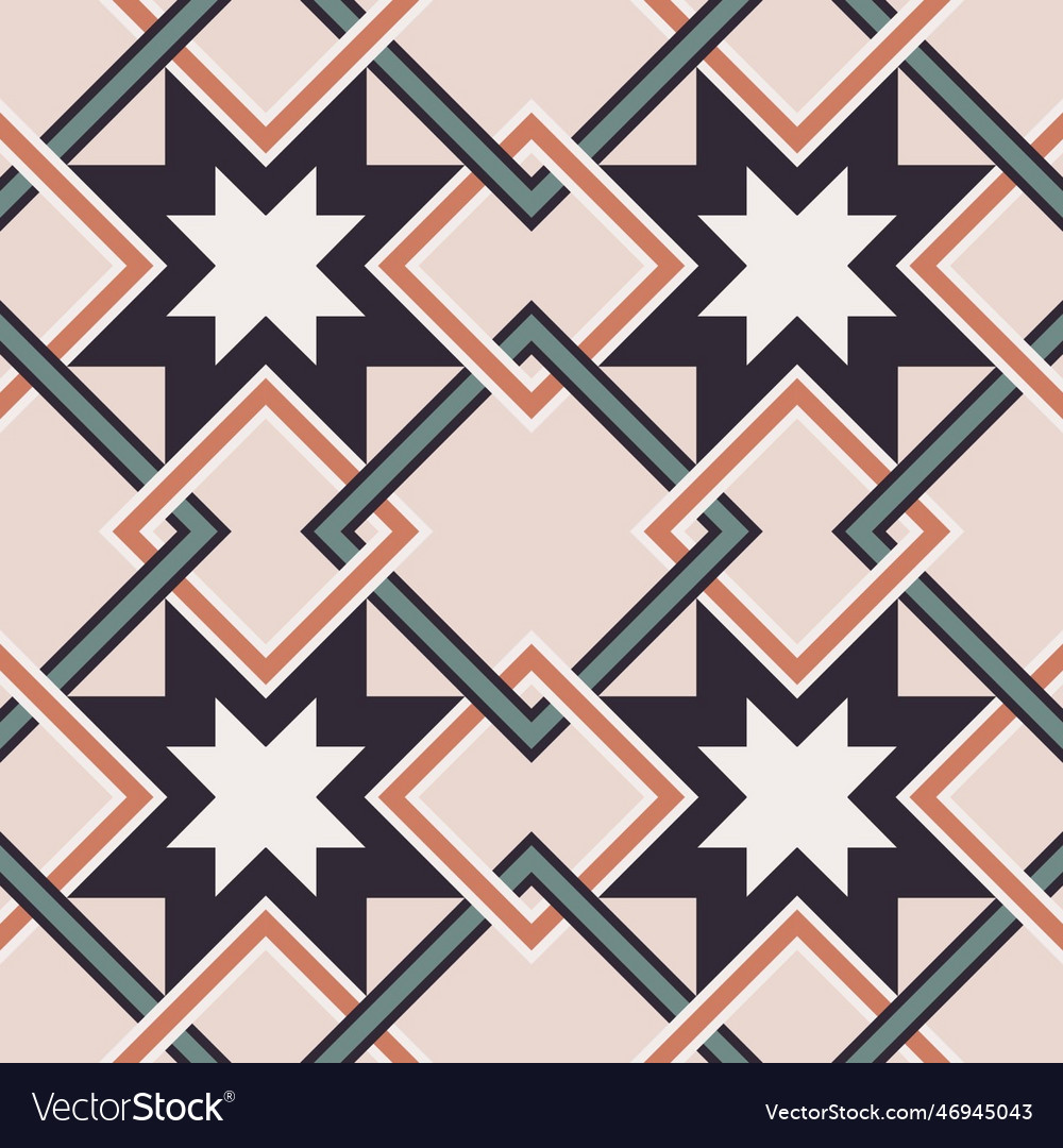 Simple geometric seamless pattern Royalty Free Vector Image