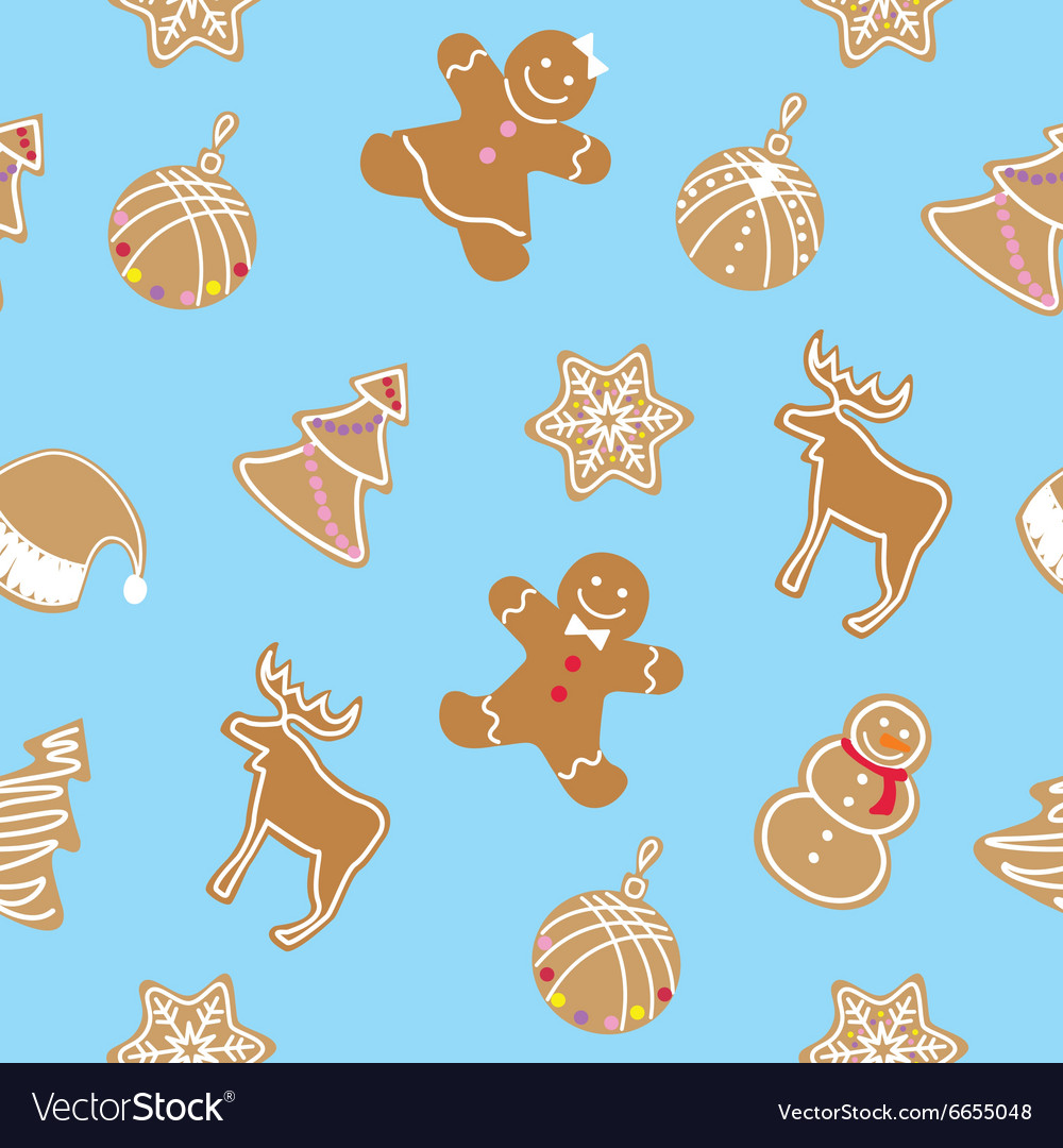 Christmas cookies pattern