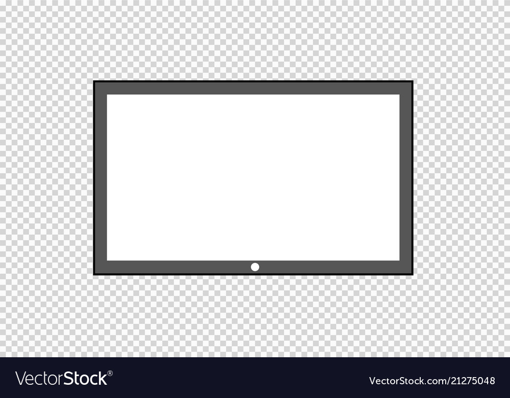 Frame of tv empty led monitor computer