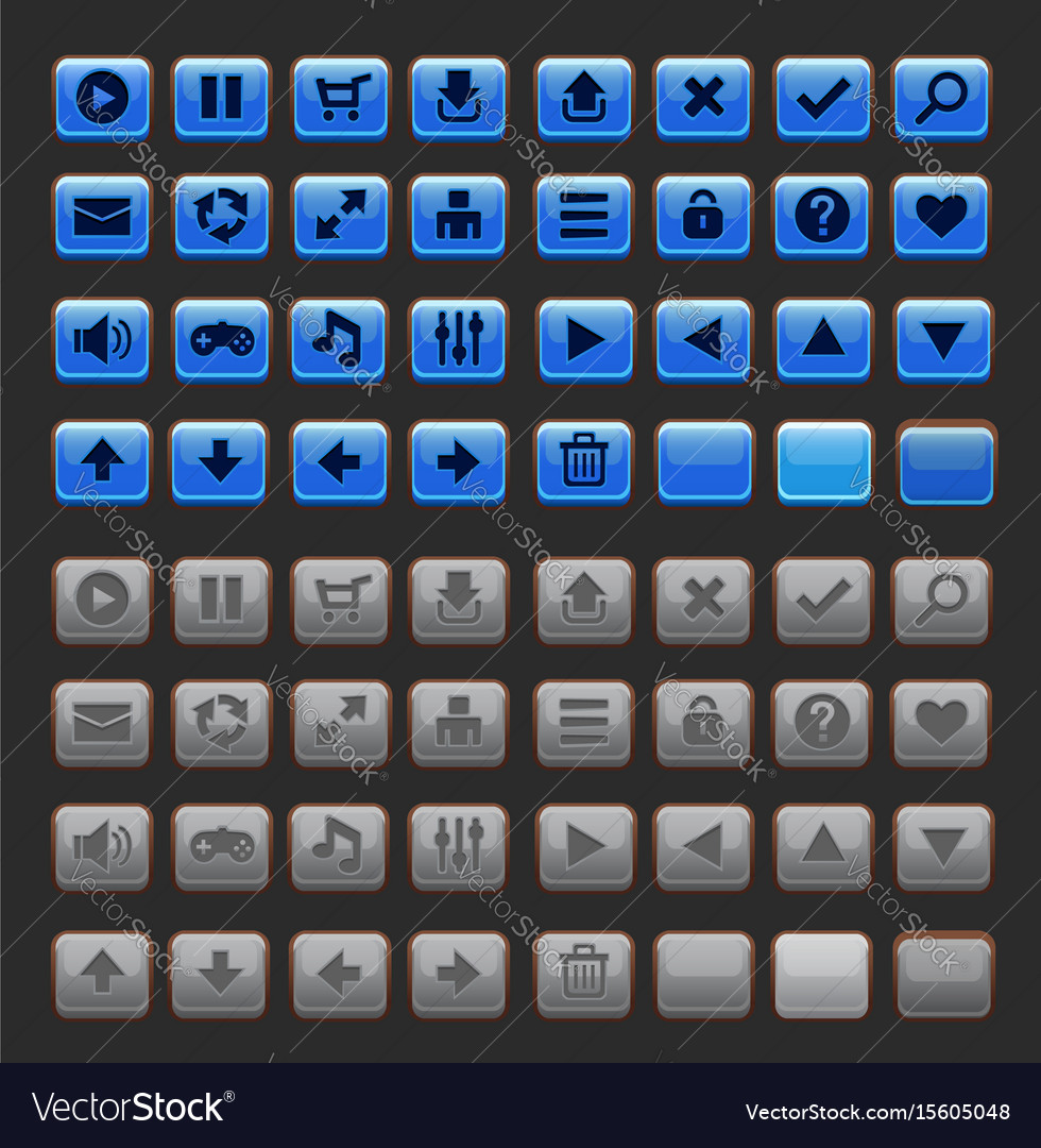 Gaming Button UI Pack