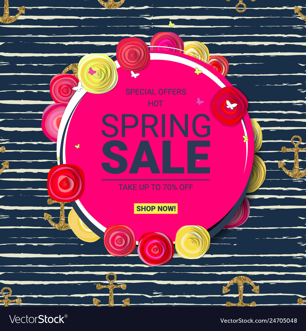 Spring sale Hauptetikett