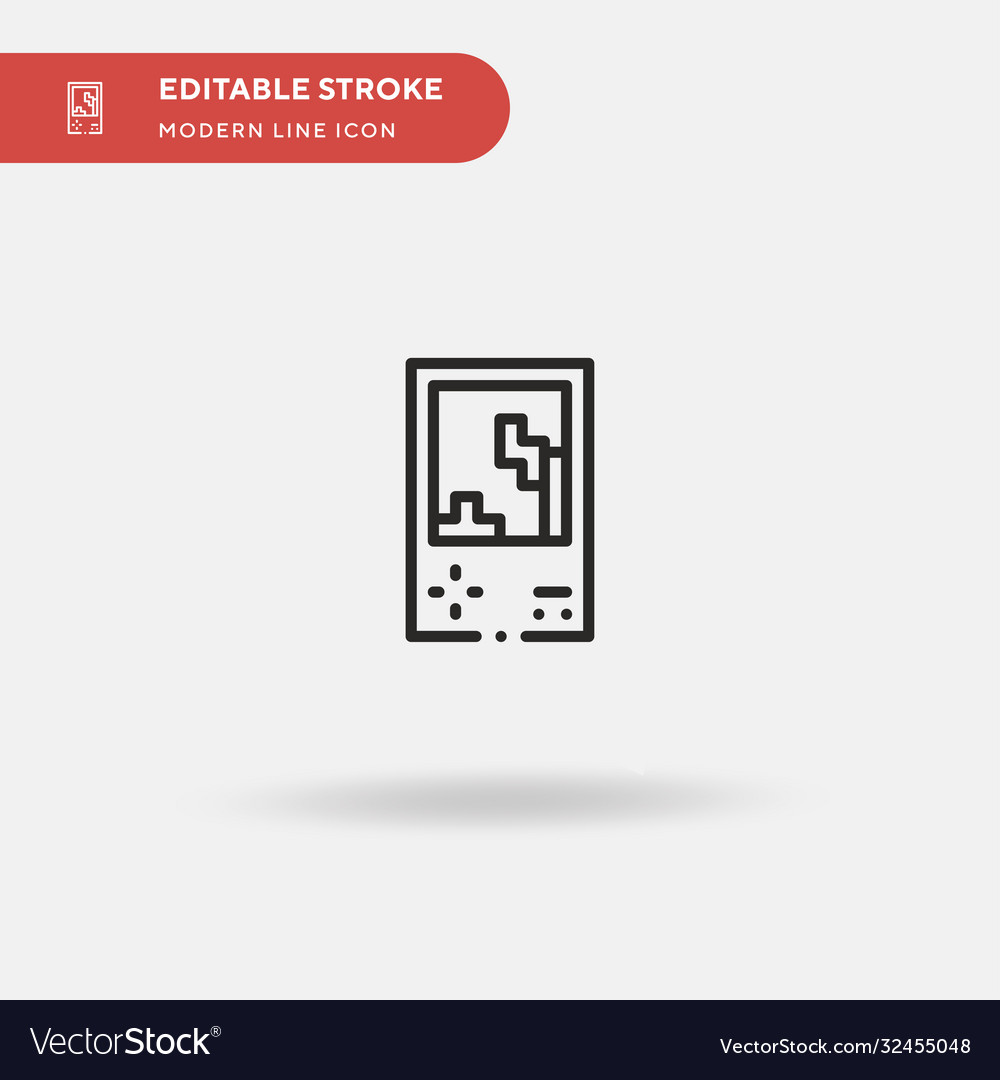 Tetris simple icon symbol