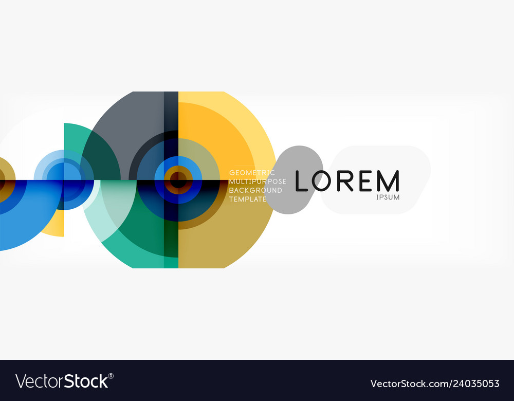 Abstract background circle design vector image Abstract background circle design
