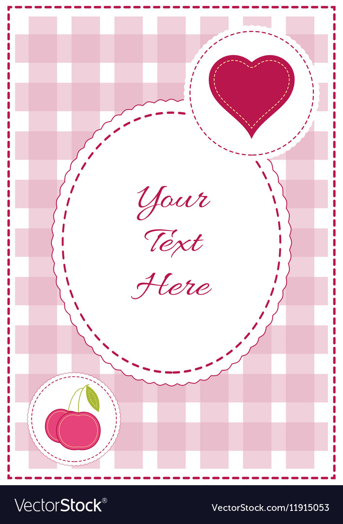 Baby Girl Arrival Shower Greeting Announcement Vector Image