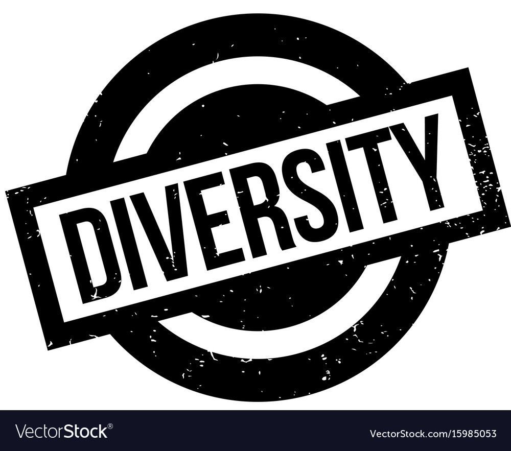 Diversity rubber stamp Royalty Free Vector Image