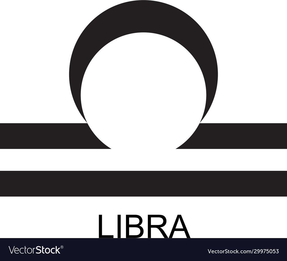 Libra sign symbol