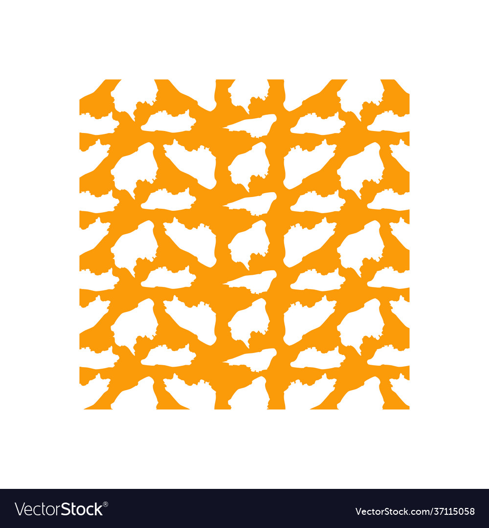 Abstract square pattern icon design template Vector Image