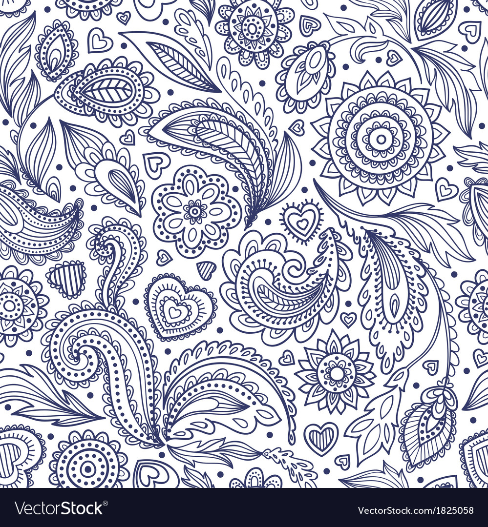 Paisley Floral Design 9