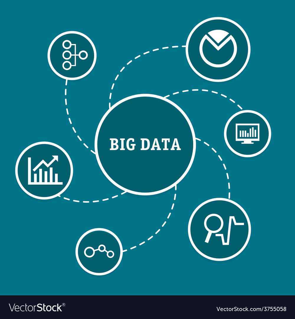 Bigdata Royalty Free Vector Image - Vectorstock