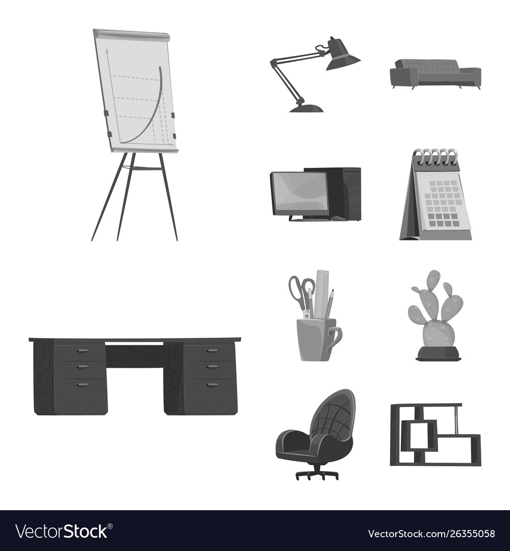 Design furniture and work symbol