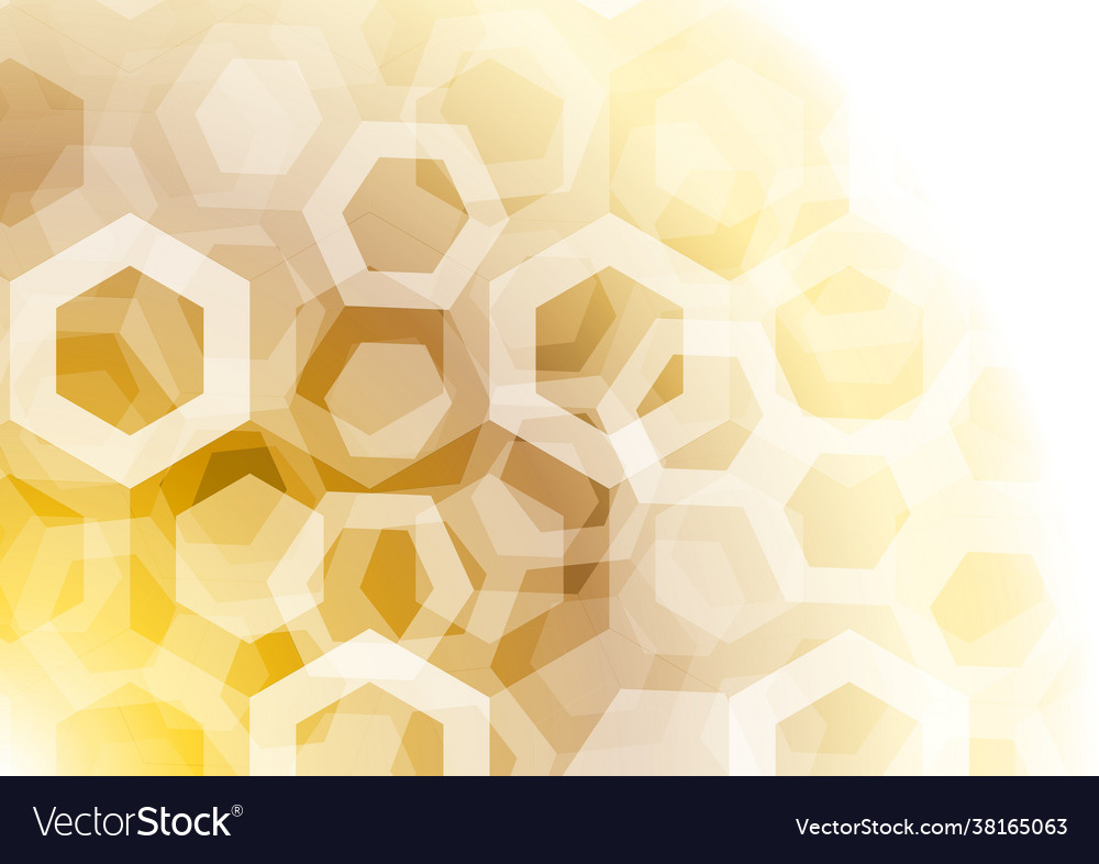 Abstract background golden polygon pattern