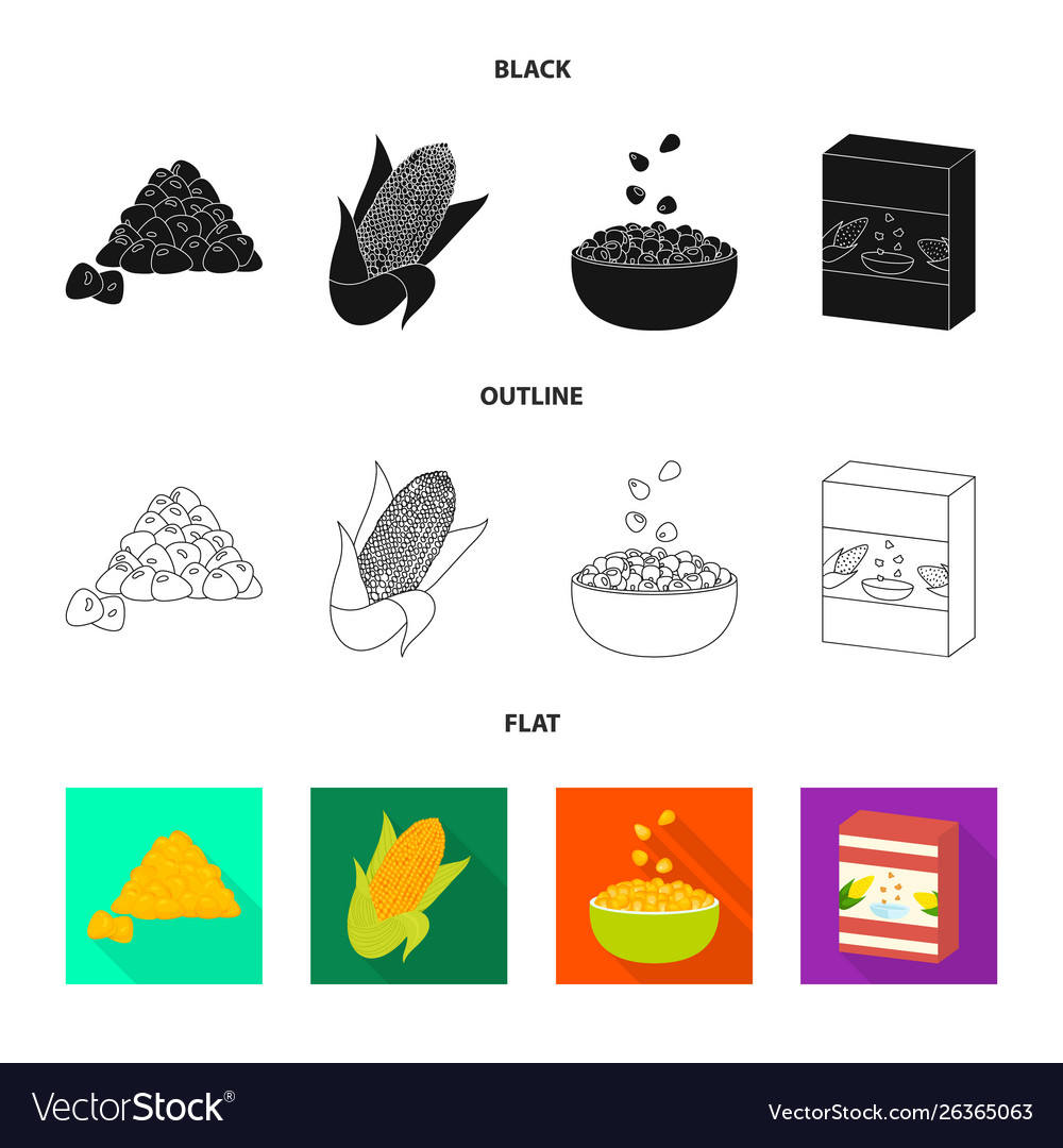 Isolated object cornfield and vegetable symbol