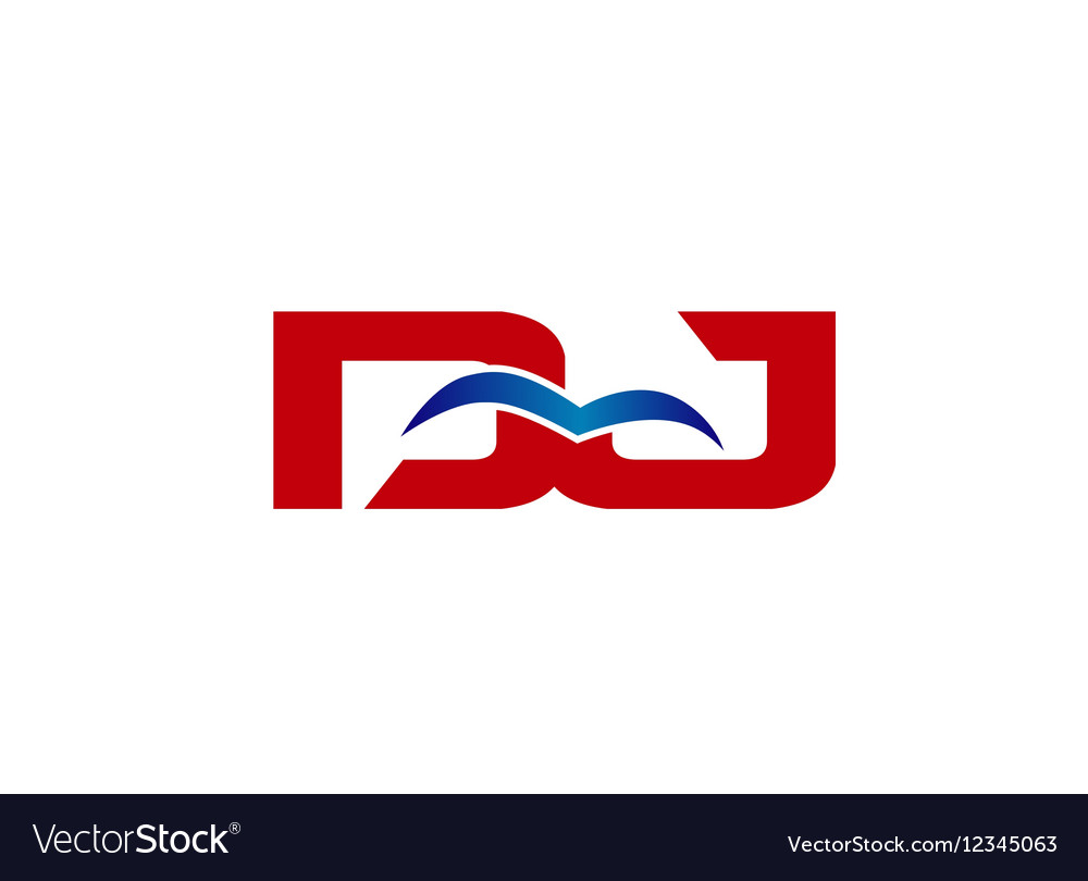 letter dj logo royalty
