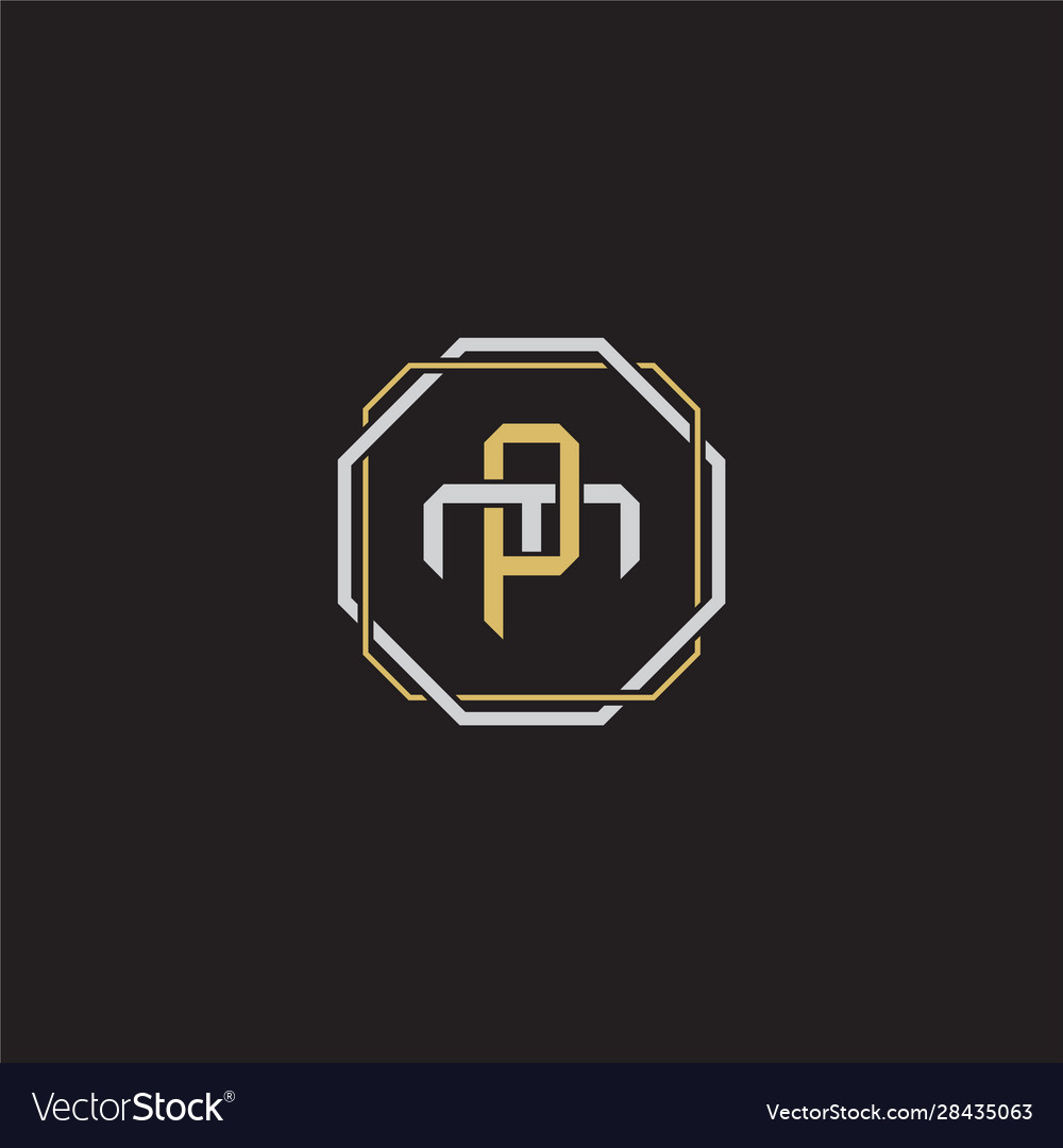 Overlapping Monogram Logo - MP