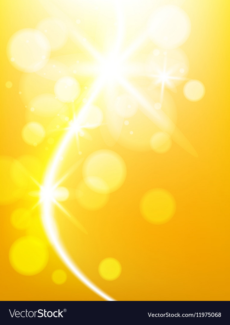 Bright yellow backdrop Royalty Free Vector Image