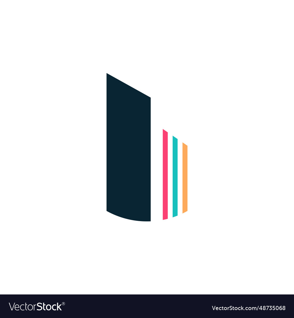 Building logo design element with modern concept vector image Building logo design element with modern concept