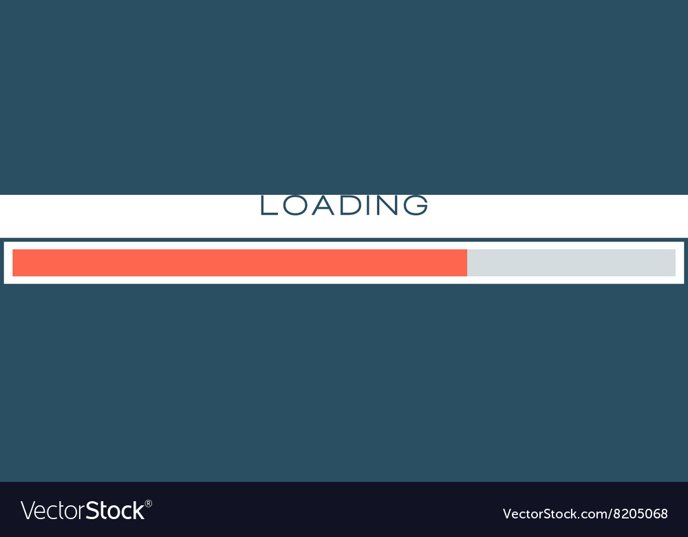 Progress loading bar symbol template