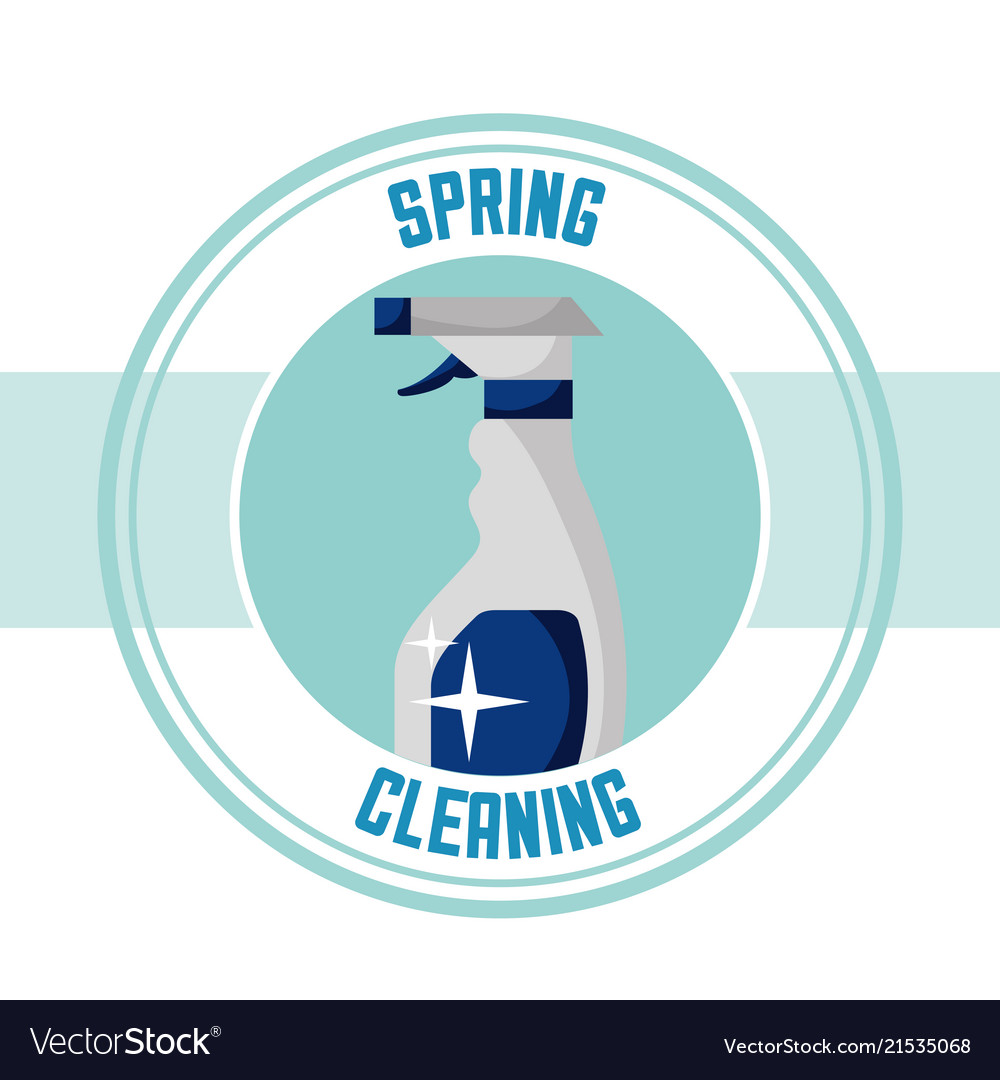 Spring cleaning concept