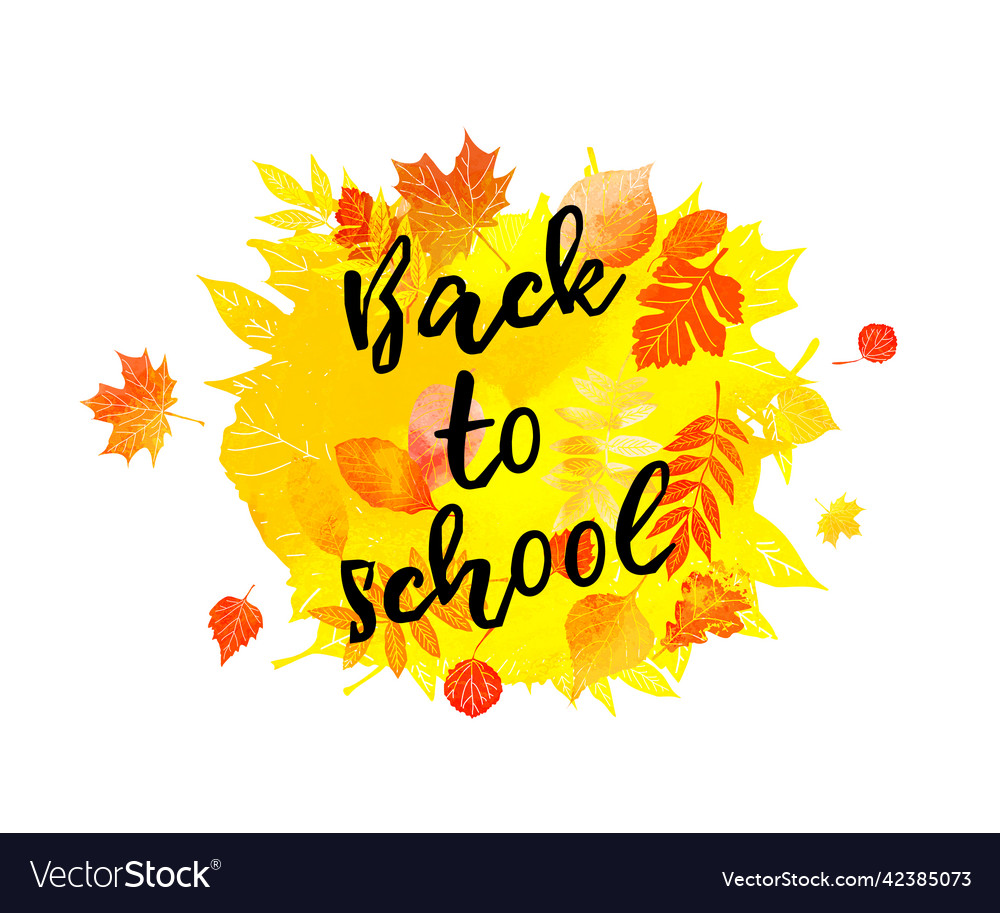 Back to school blackboard Royalty Free Vector Image