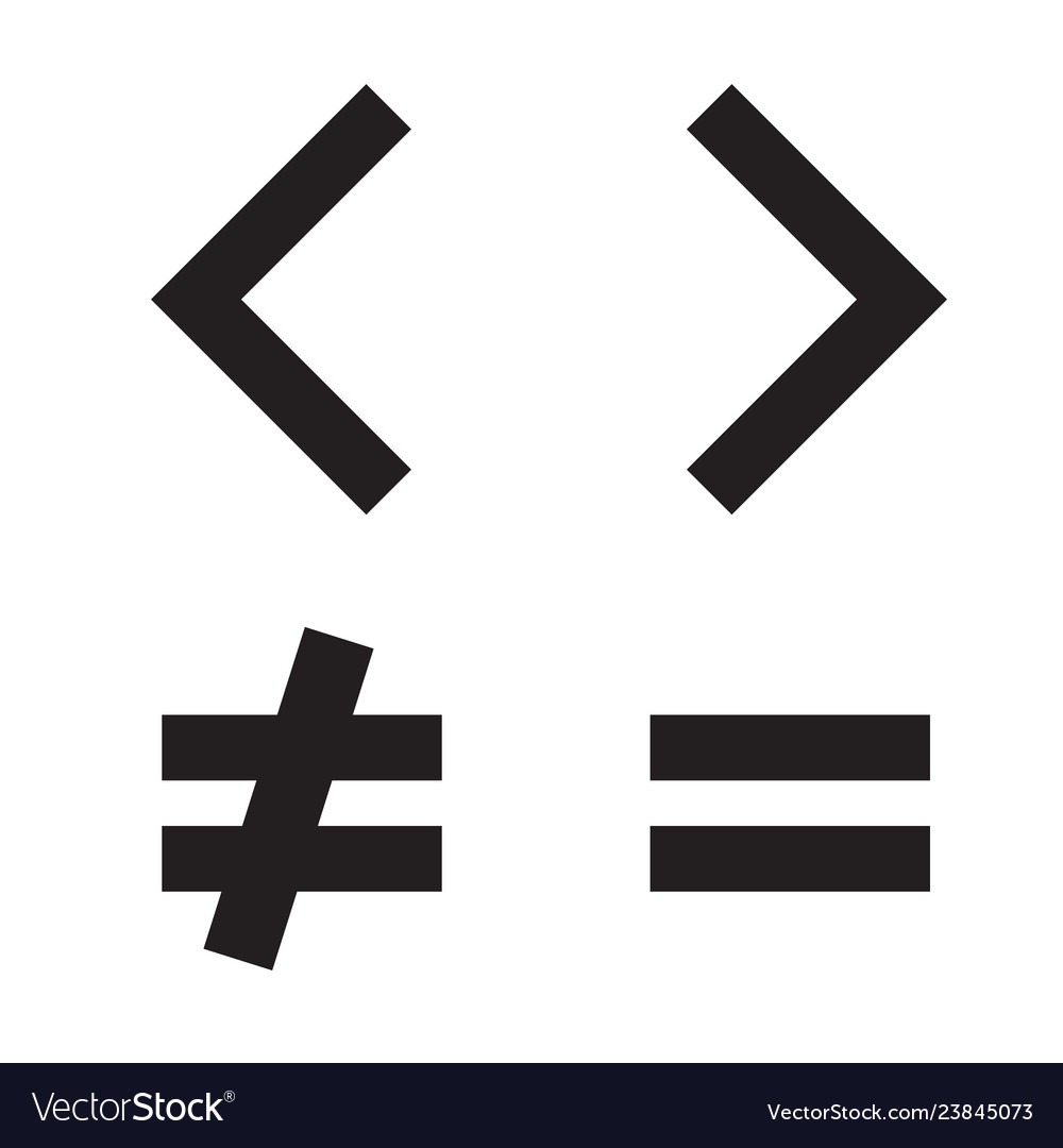 greater than or equal to symbol on excel