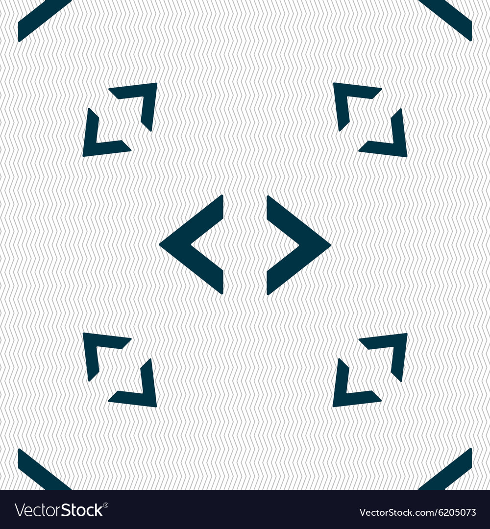 Code sign icon programmer symbol seamless pattern