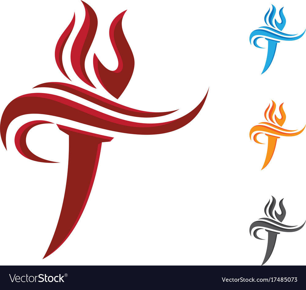 Fire flame logo template