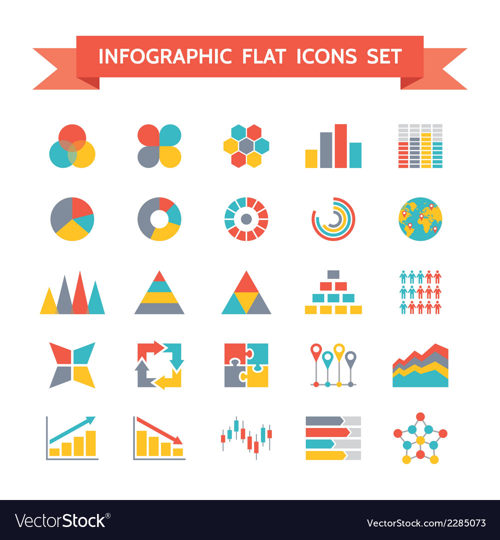 Icons set of infographic concept