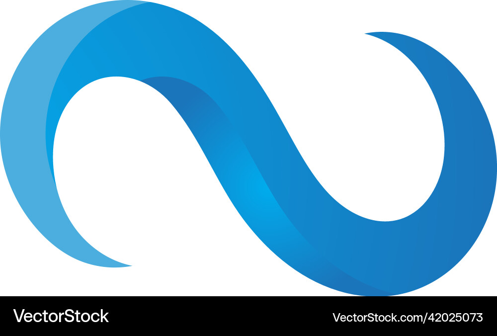 Infinity logo Royalty Free Vector Image - VectorStock