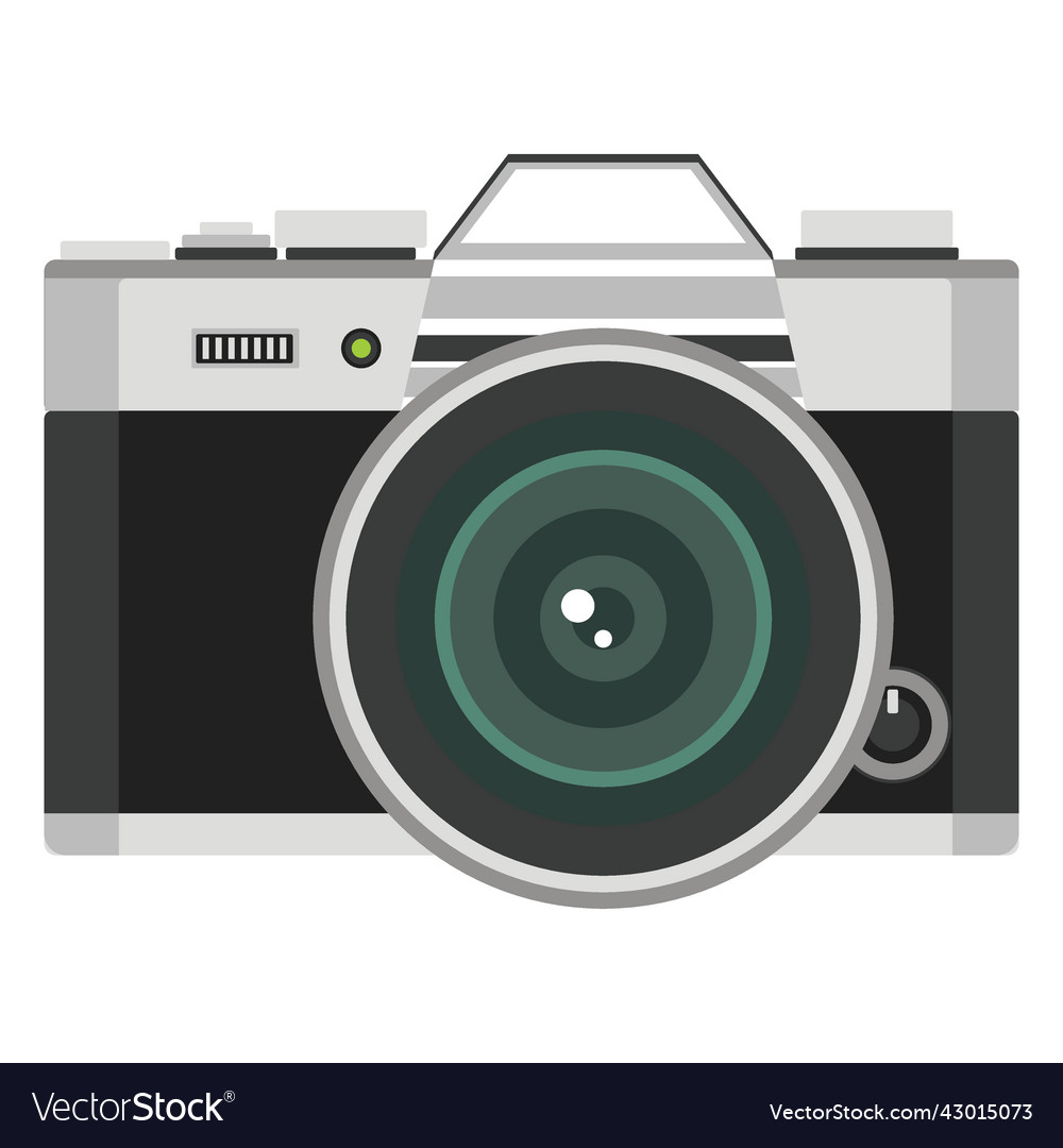 Photo camera Royalty Free Vector Image - VectorStock