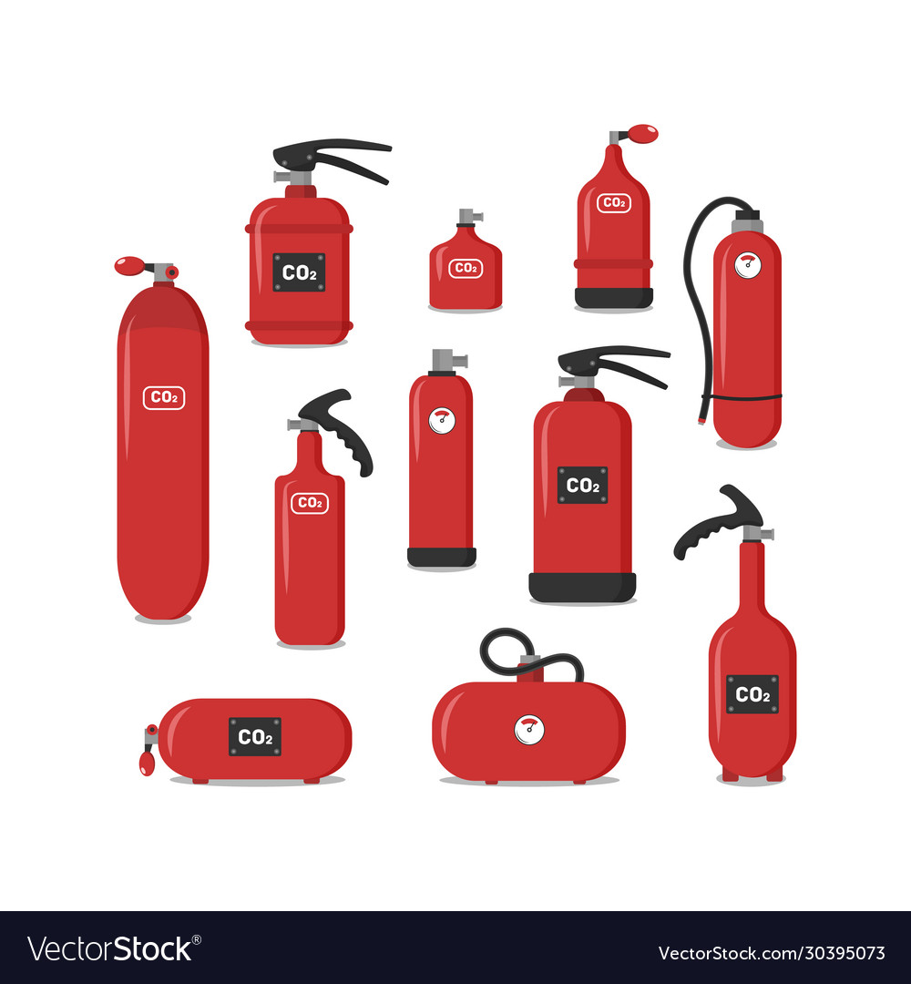 Set fire extinguishers