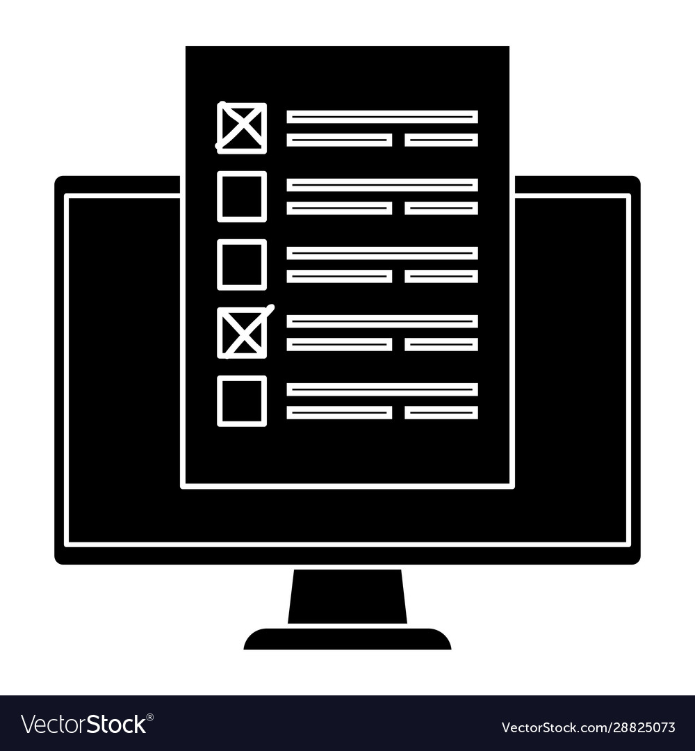 Silhouette computer for vote online