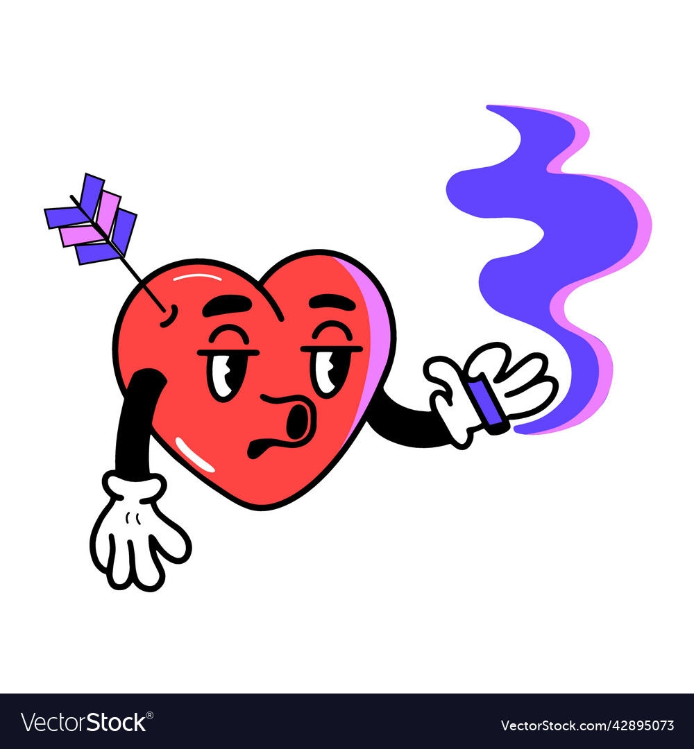 weed smoke heart