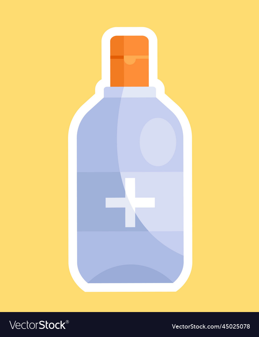 Antibacterial liquid icon Royalty Free Vector Image