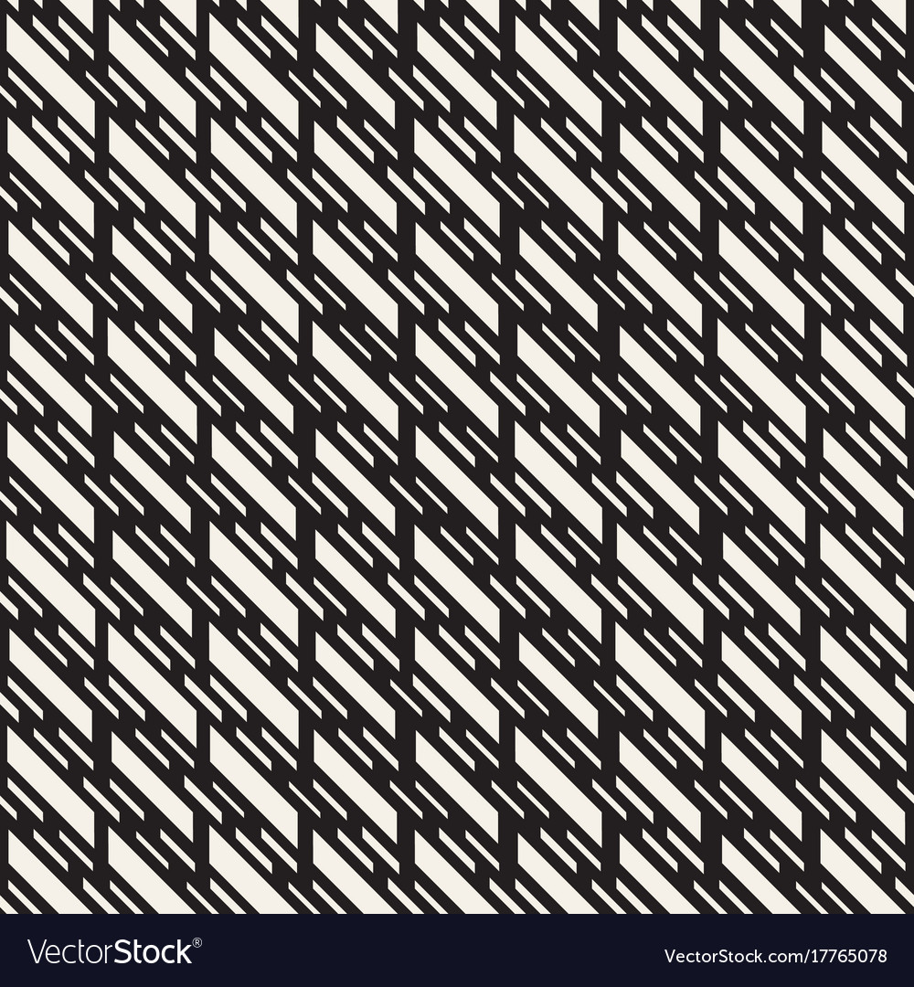 Black and white irregular dashed lines pattern
