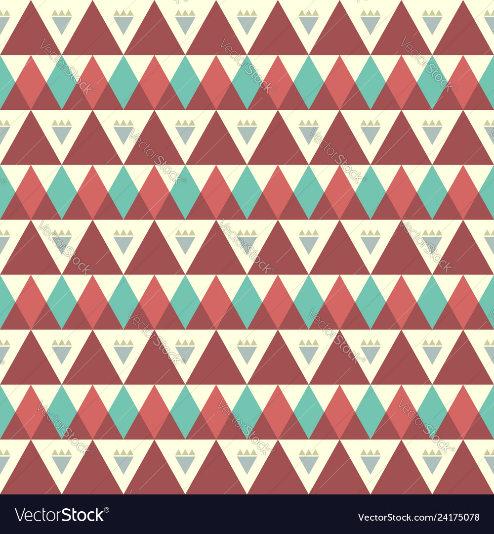 Boho tile background vector image Boho tile background