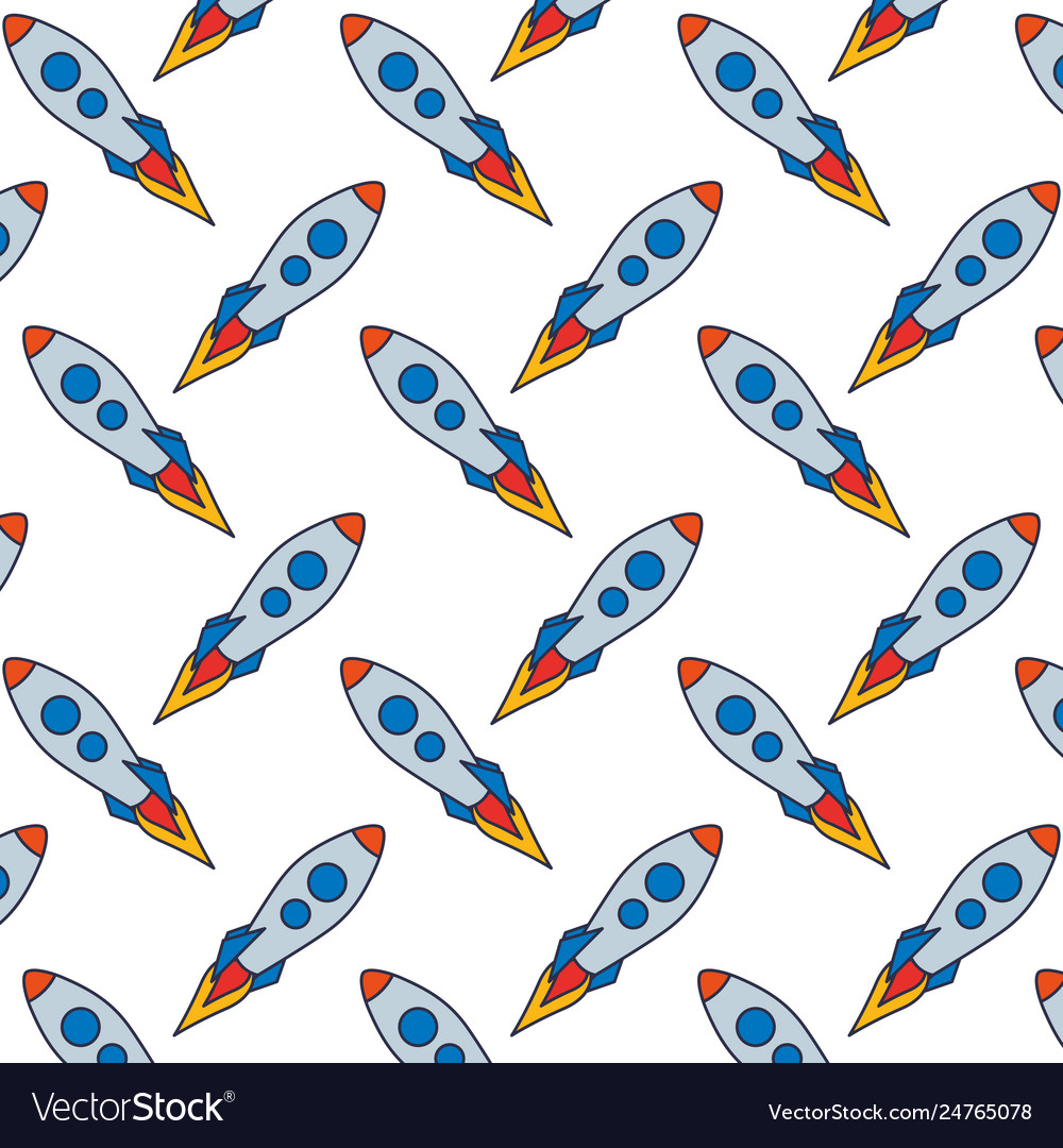 Startup rocket icon pattern