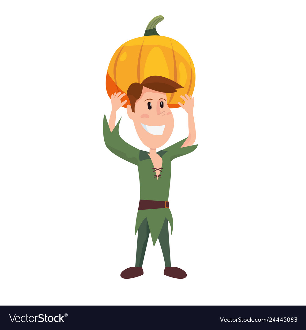 Child in halloween character costume