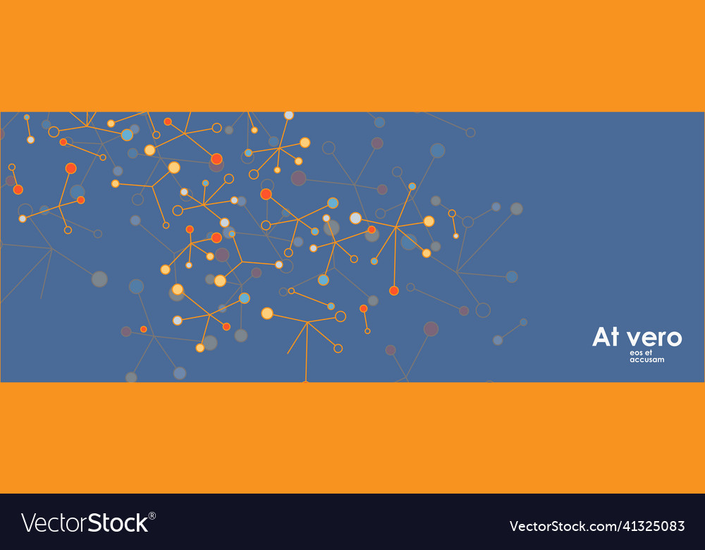 Dots with connections lines circle global vector image Dots with connections lines circle global
