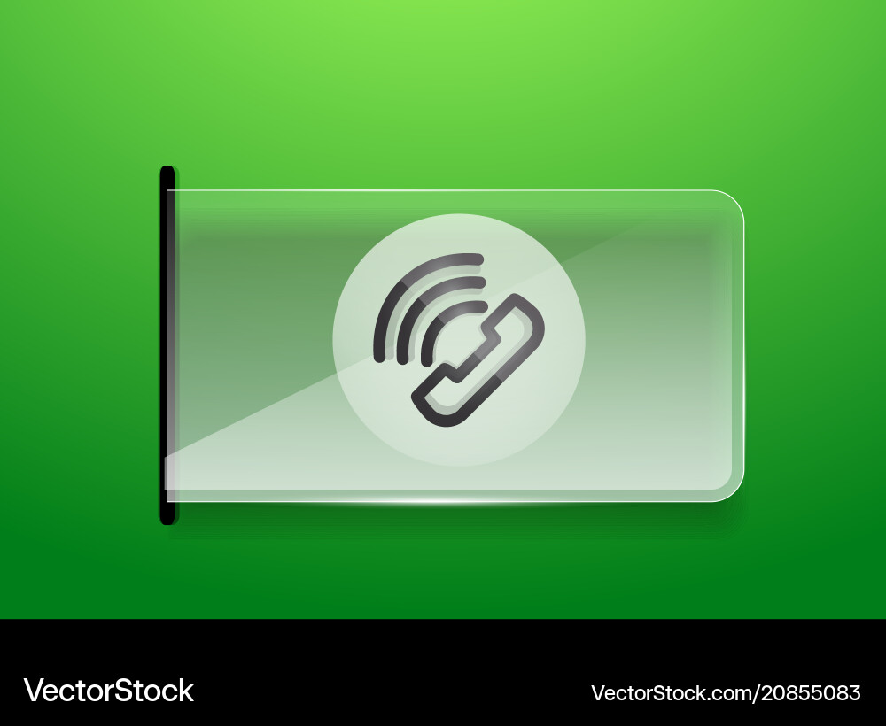 Phone support call center button Royalty Free Vector Image