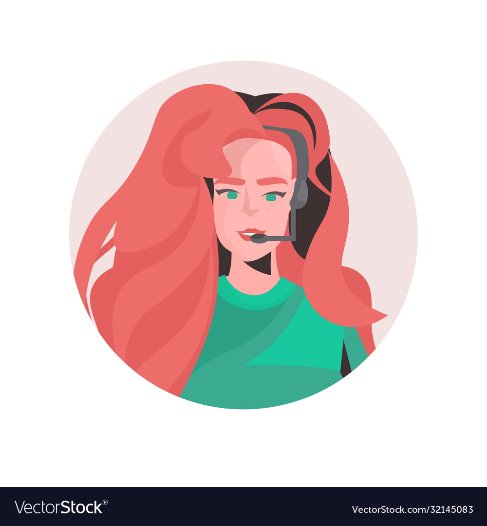 Redhead Frau Operator Profil