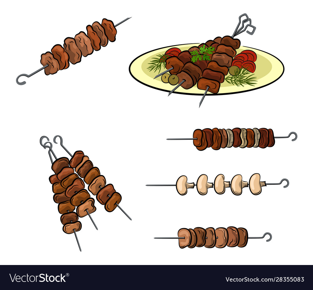 Roasted meat barbecue