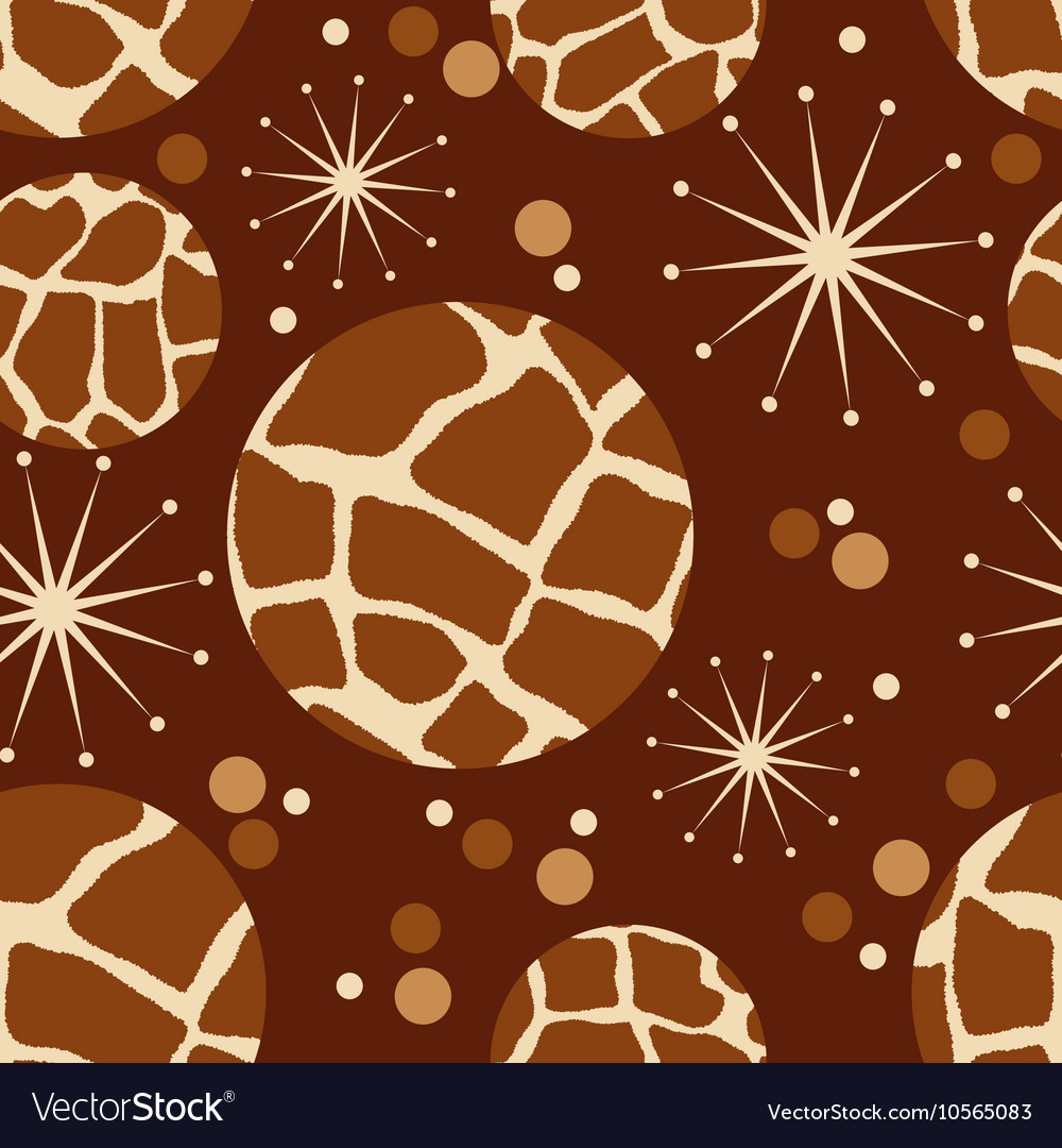 Seamless pattern of circles