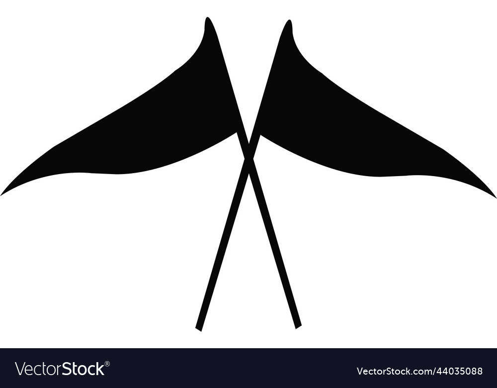 Color guard flags svg eps with jpg image zip file Vector Image
