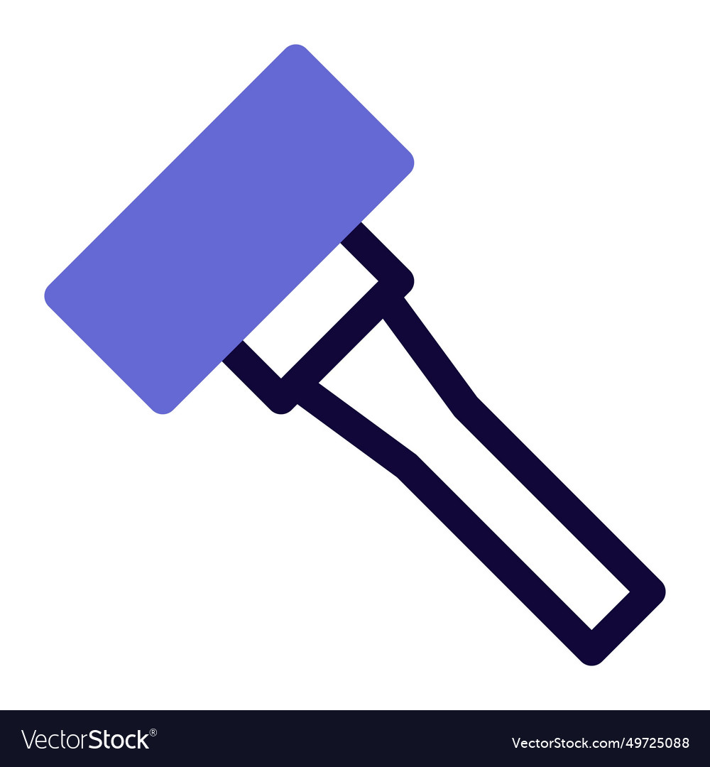 Hammer Used For Breaking Blockage In Emergency Vector Image 3237