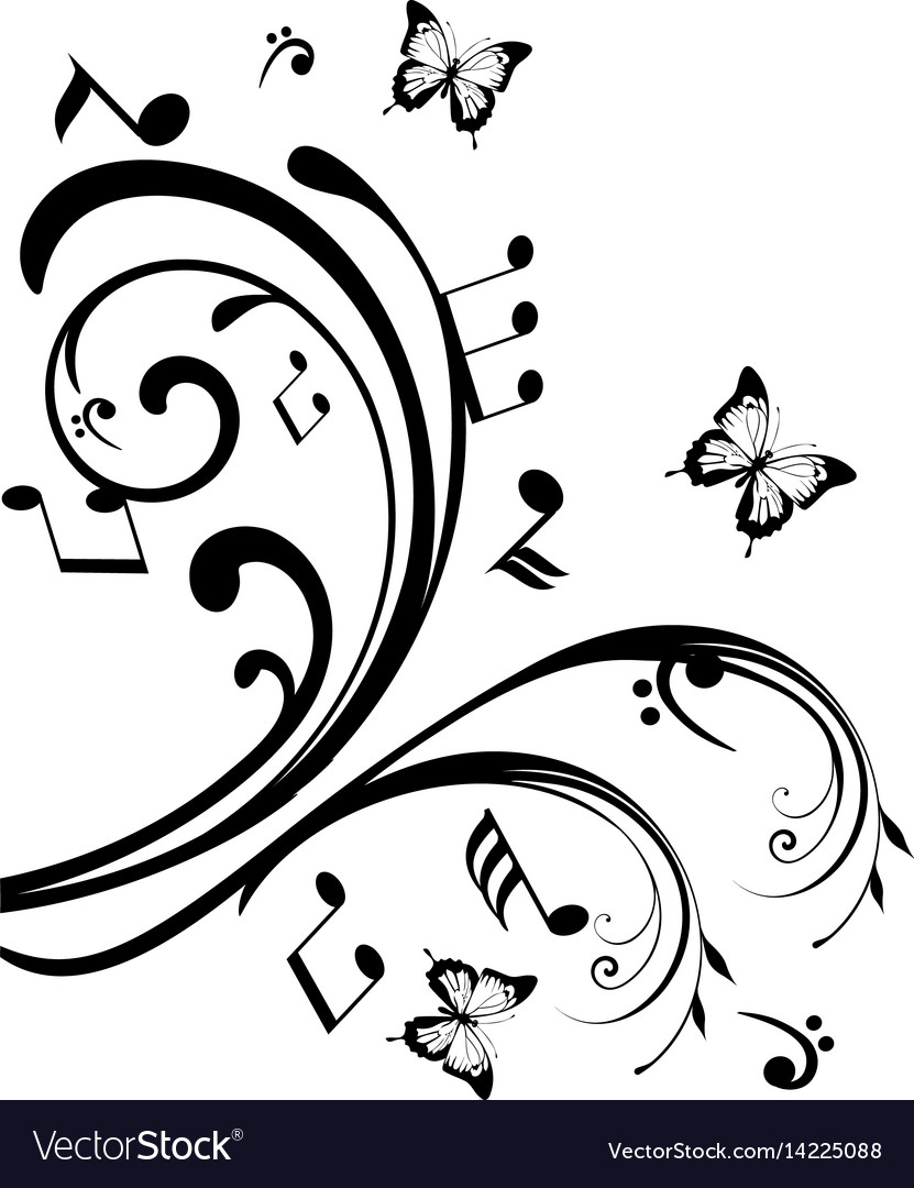 Musical notes Royalty Free Vector Image - VectorStock