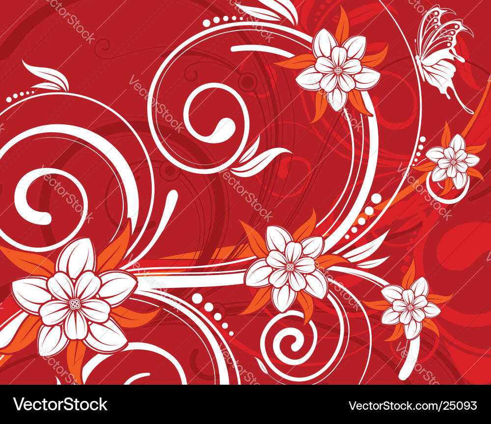 Background flower Royalty Free Vector Image - VectorStock