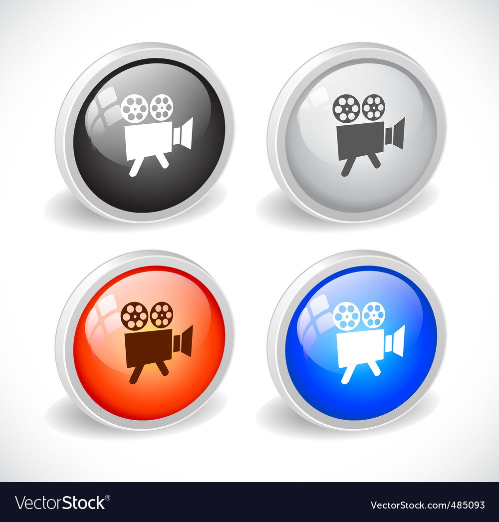 Color 3d buttons for web